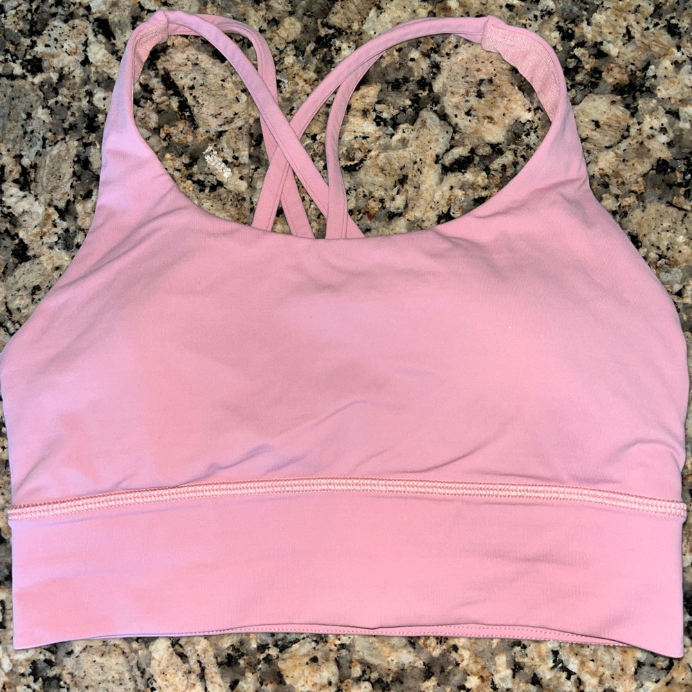 Size 4 LuluLemon Pink Energy Sports Bra